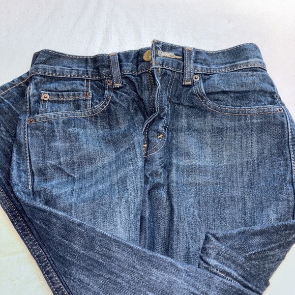 Levi's 514 Jeans Boy's 14 27 Blue Slim Straight‎ Denim Medium Wash W27L27 - Picture 4 of 5